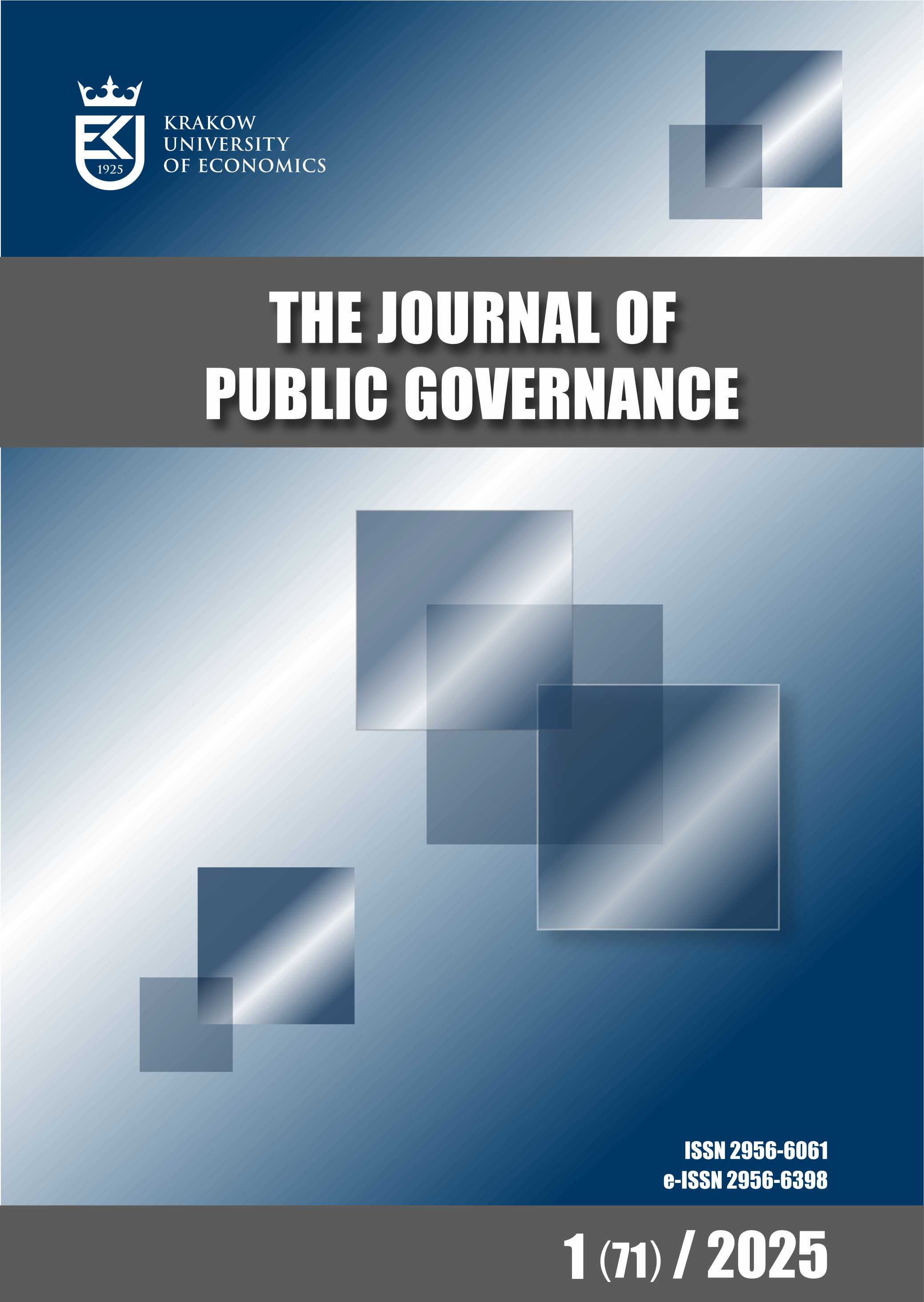 View Vol. 71 No. 1 (2025): Journal of Public Governance